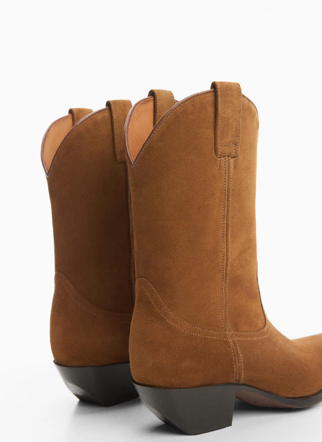 Cowboy split leather ankle boot - Image 5