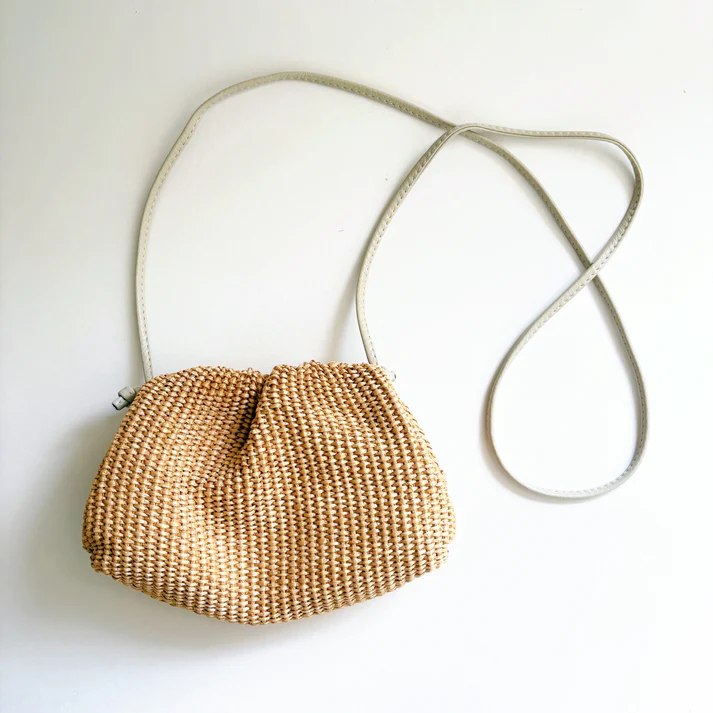 Rico Raffia Clutch