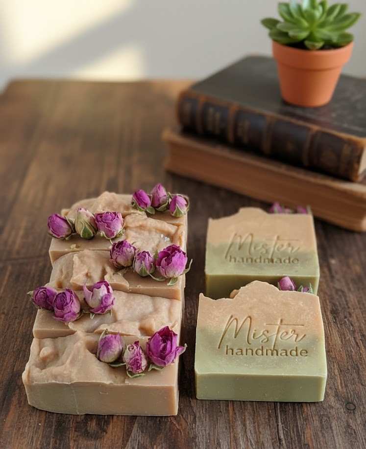 Kalaa magona Rose Garden Tallow Soap with Goat's Milk