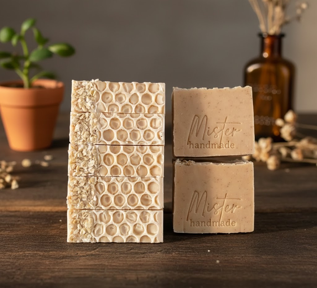 Ourika Lavender Turmeric Tallow Soap with Goat's milk